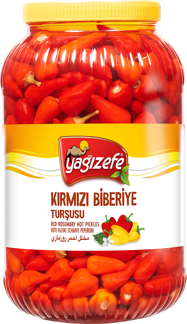 Kırmızı Biberiye Turşusu